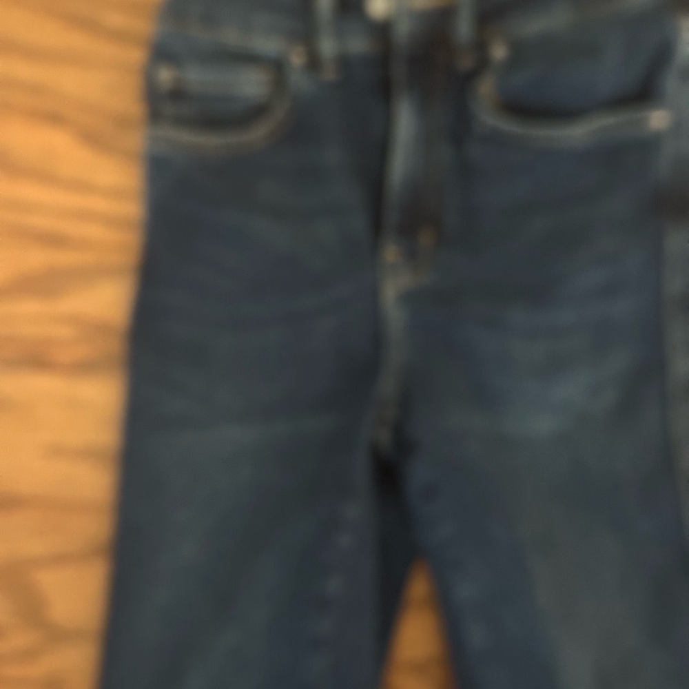 Free People Women's Dark Blue Skinny Jeans
